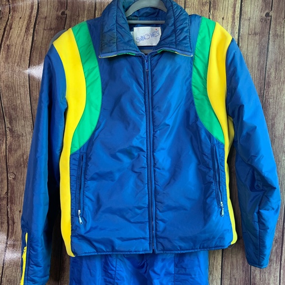 Swing West Other - VTG Swing West Blue Two Piece Ski Suit